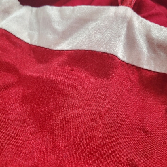 XXI Forever 21 Silk Red Floral Dress - Picture 7 of 13